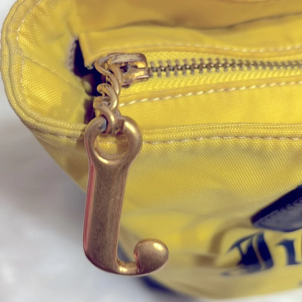 Juicy Couture Yellow Nylon Canvas Bag Like New Excellent Condition - Picture 6 of 16